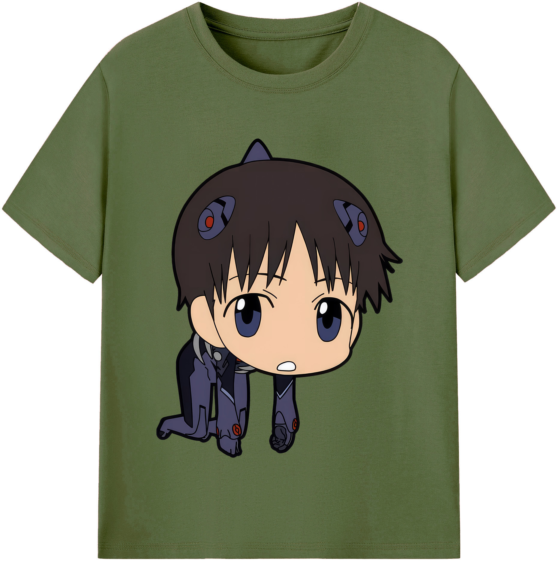 （画像用） EVA 新世紀エヴァンゲリオン 綿100％半袖Tシャツ（フロントプリント）